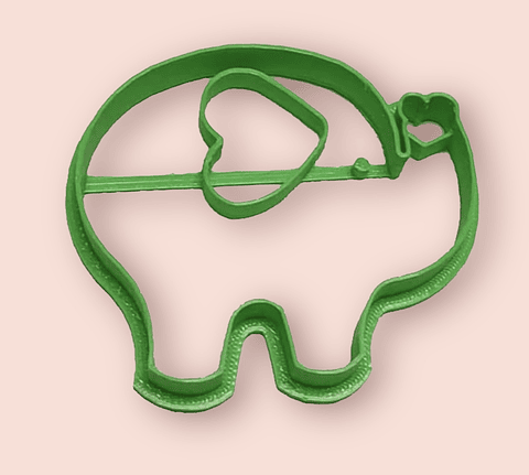 Cortador y Marcador "Elefante Corazón"