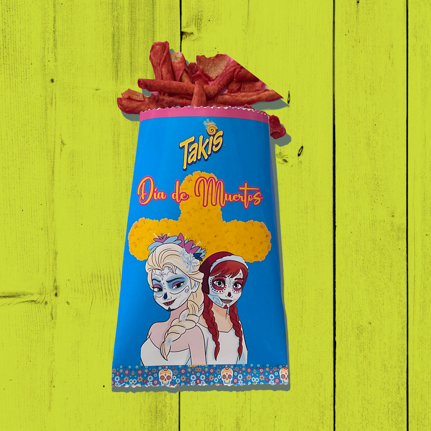 Chip bags Día de muertos Princesas  2