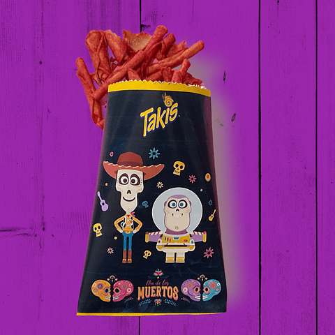 Chip bags Día de muertos Toy story