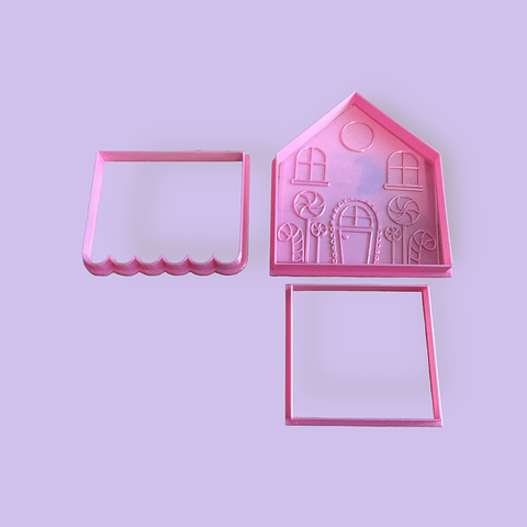 Cortador para galleta casita de jengibre