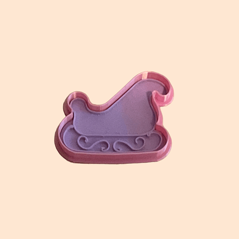 Cortador para galleta trineo