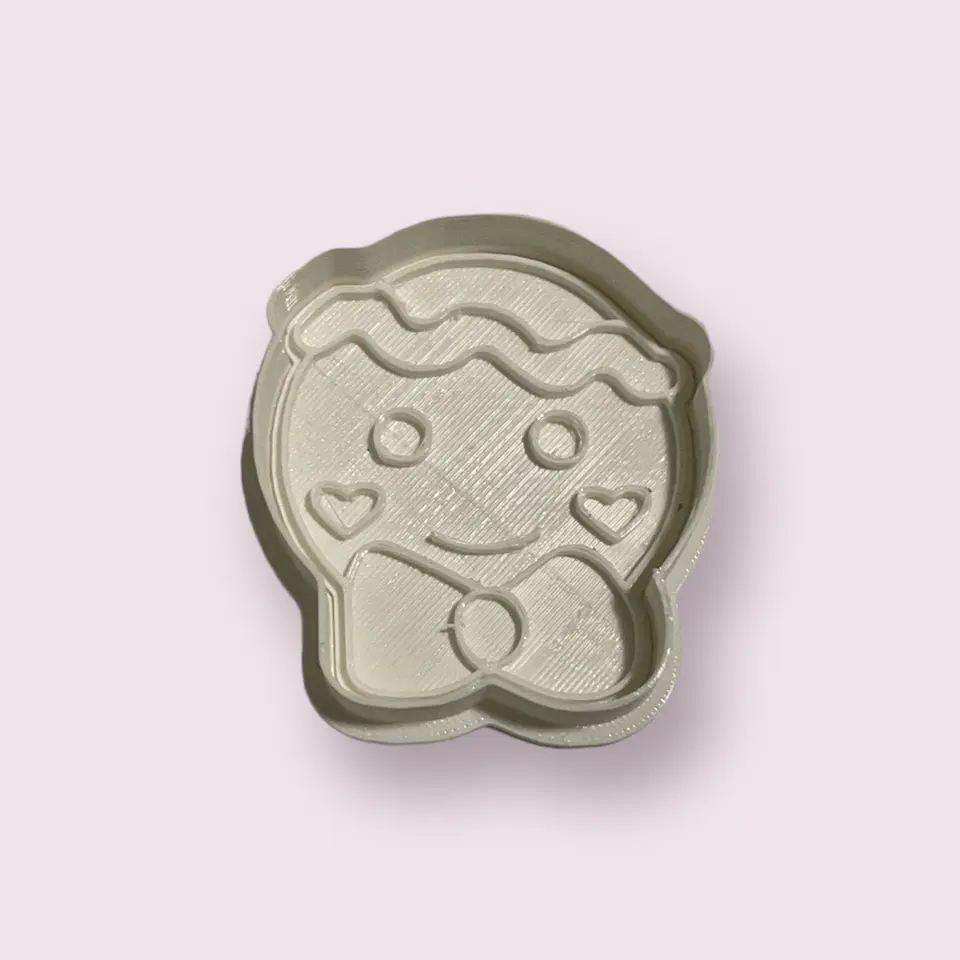 Cortador para galleta cara muñeco de jengibre 1
