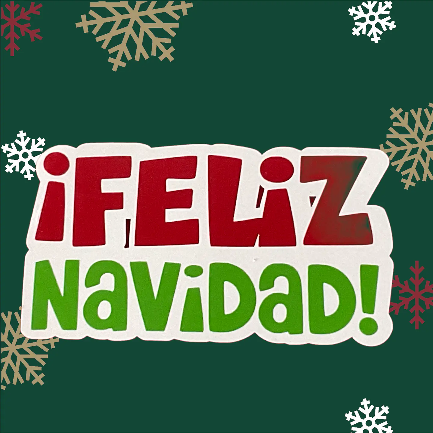 Topper cake feliz navidad 1