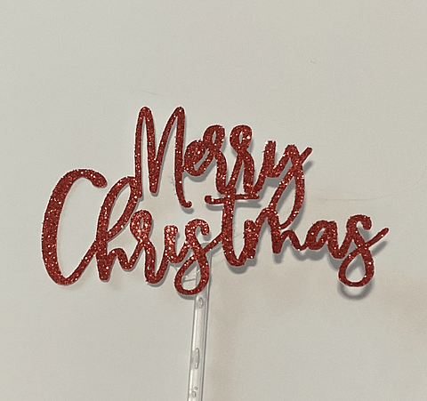 Topper cake Merry Christmas