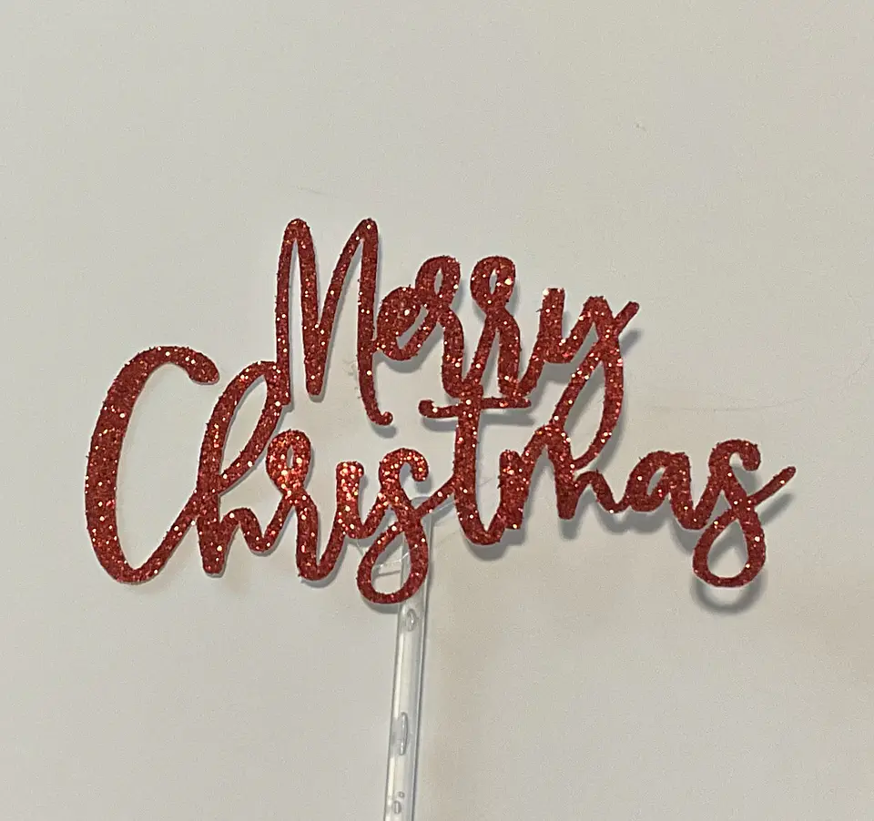 Topper cake Merry Christmas 1