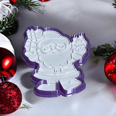 Cortador de galleta Santa Claus  y regalos