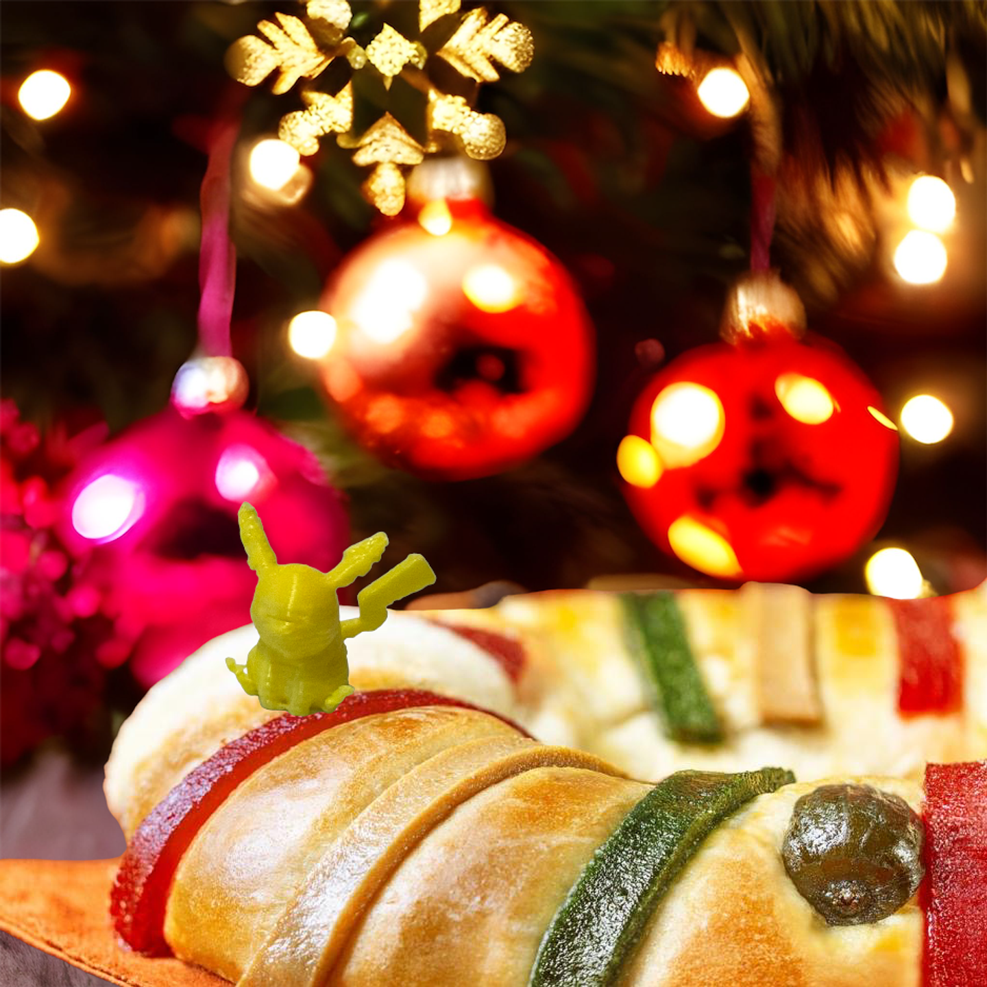 Muñeco para rosca de reyes pikachu 1