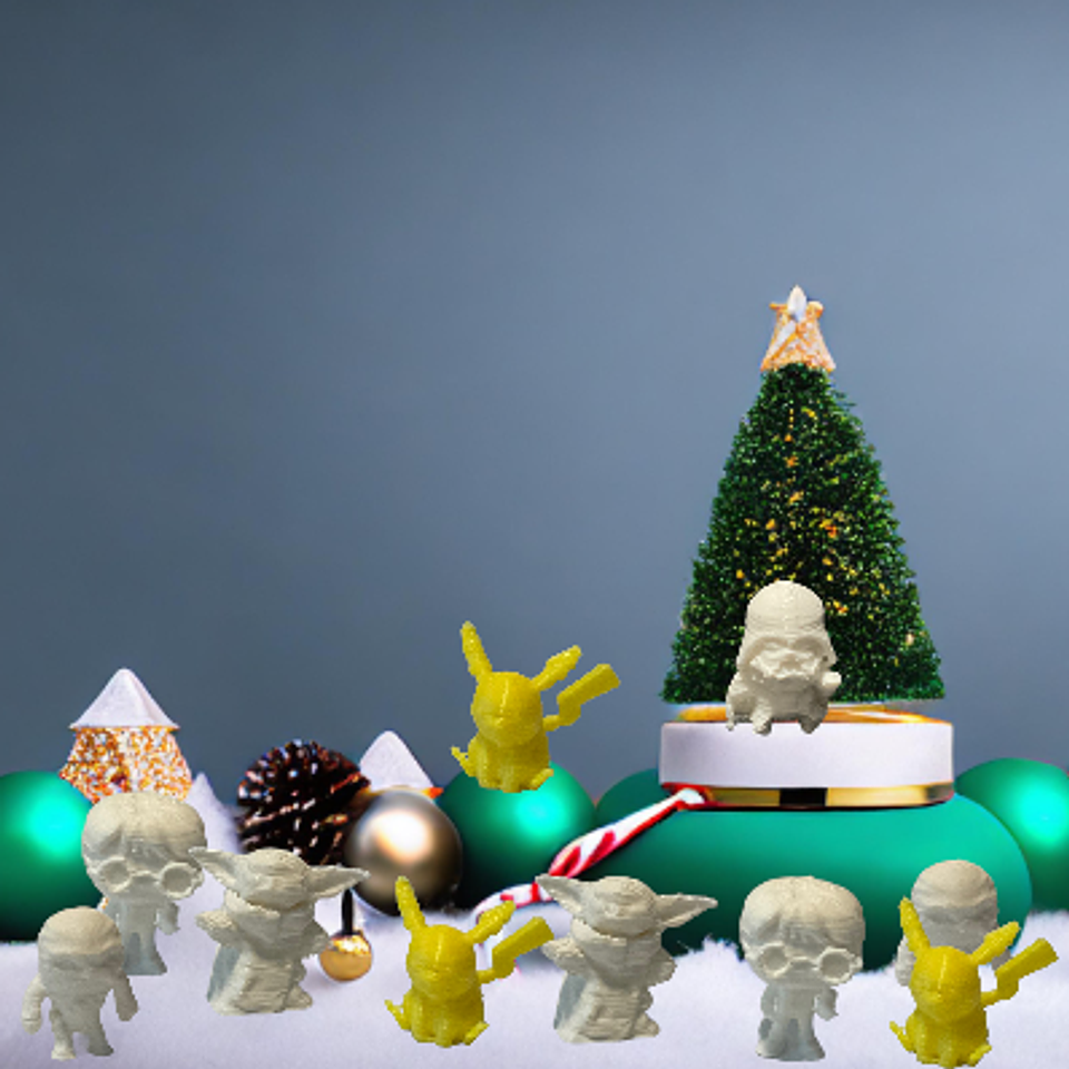 Muñeco para rosca de reyes 10 piezas 1