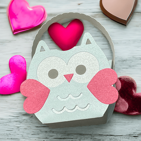 Caja para galletas búho 