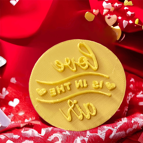 Sello para Fondant love Is in the air