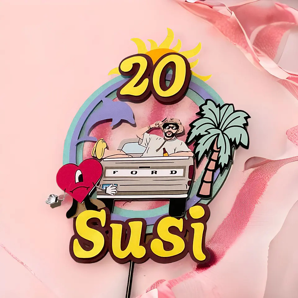 Set topper Bad Bunny.  Un verano sin ti  1