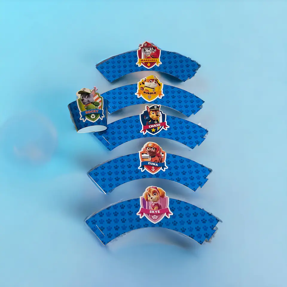 Cupcake wrapper  Paw Patrol 1