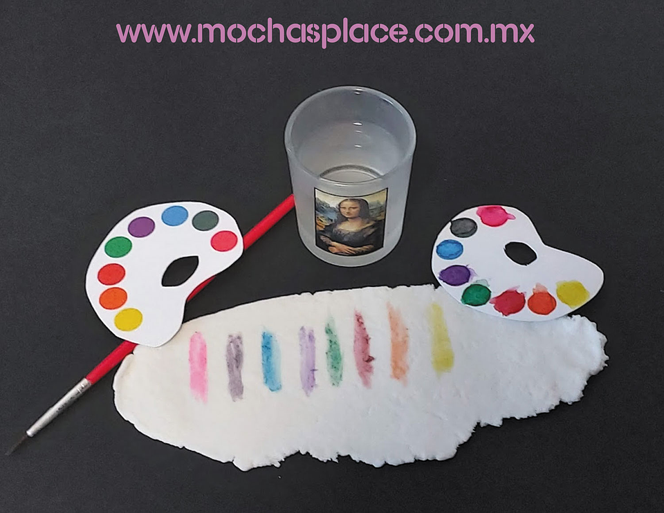 Paleta acuarela pintor- 100 piezas 2