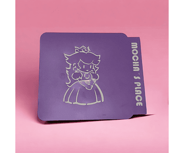 Stencil Princesa Peach