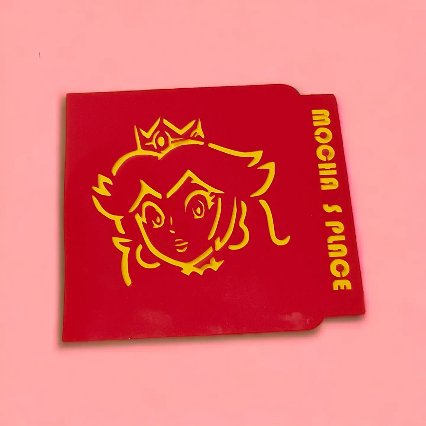 Stencil Princesa Peach cara 1