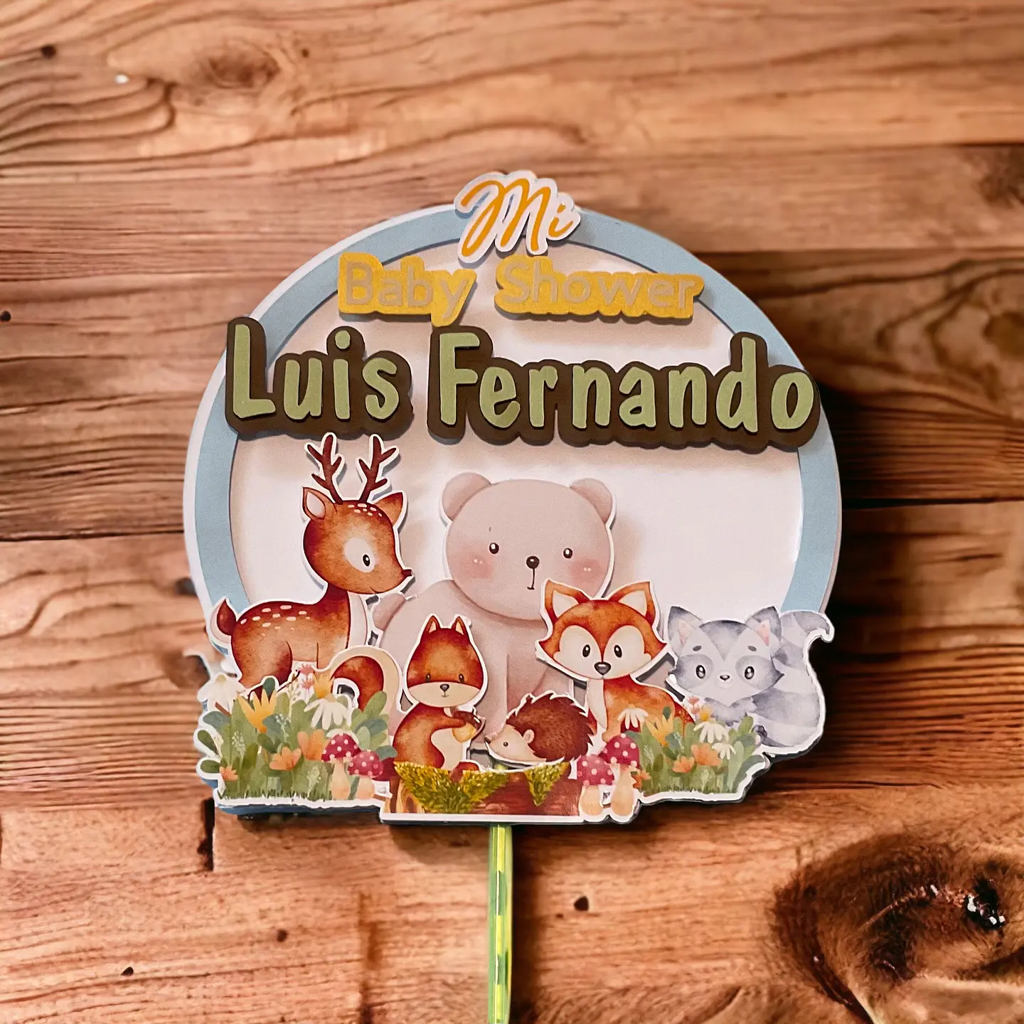 Topper animales del bosque 1