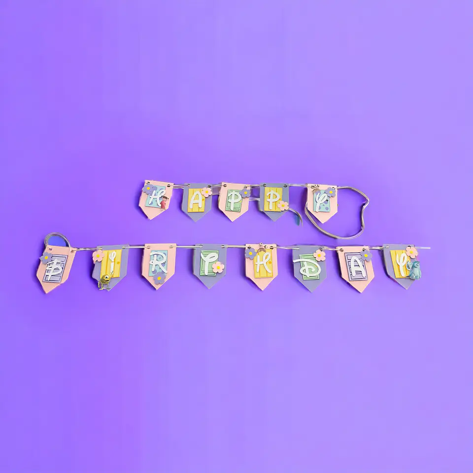 BANNER HAPPY BIRTHDAY MONSTERS INC 1
