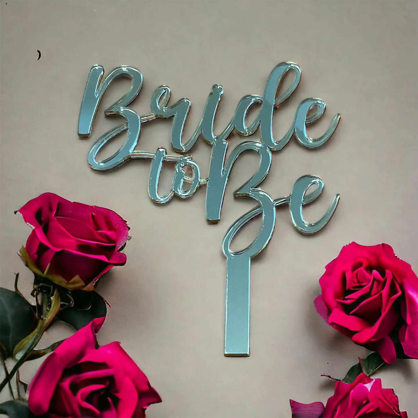 Topper acrilico Bride to be 1