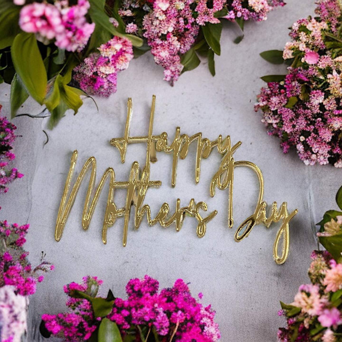 Topper acrilico Happy Mother´s day 1