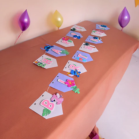 BANNER HAPPY BIRTHDAY STITCH