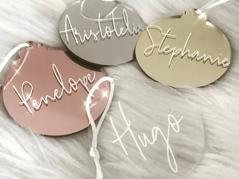 Esferas espejo y vinil