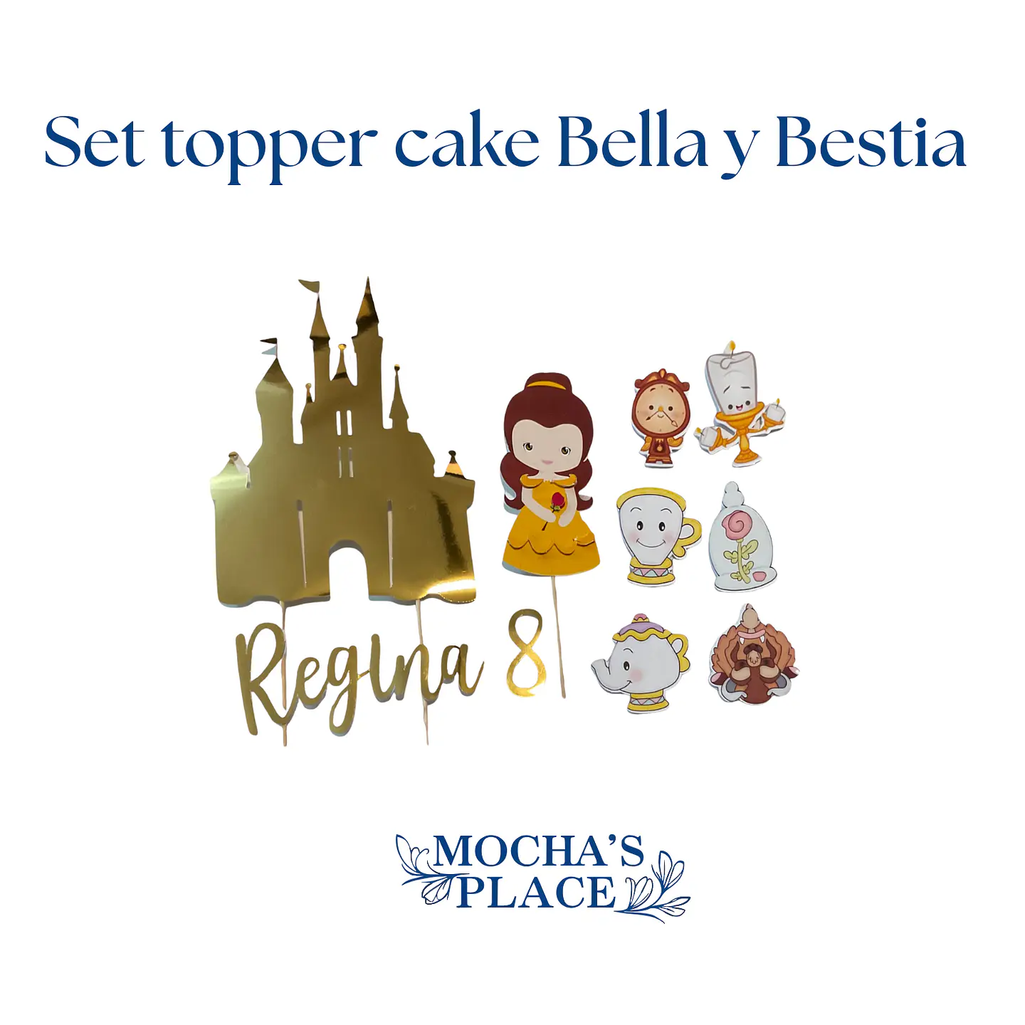 Set toppers Bella y Bestia 1