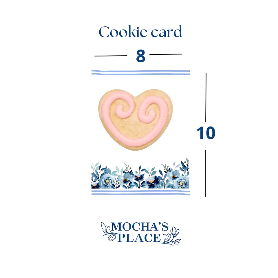 Cookie card 10 piezas 1
