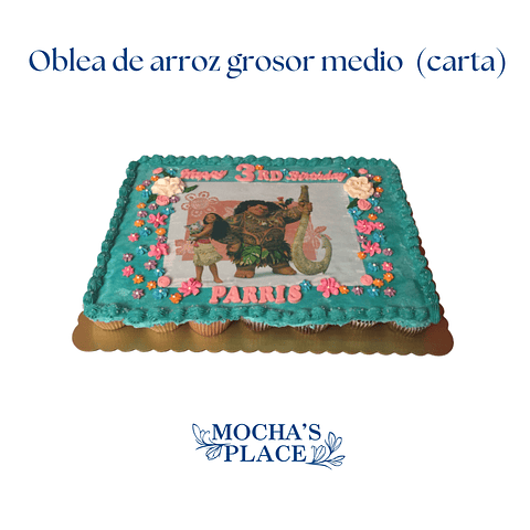 Oblea de Arroz Grosor Medio (carta)