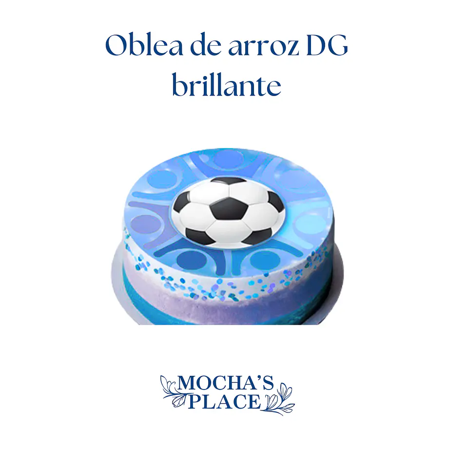 Oblea de arroz doble grosor brillante A4 1