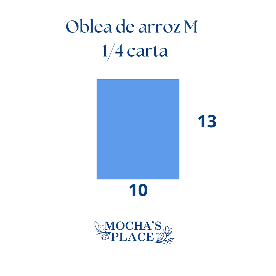 Impresión papel arroz grosor medio 1/4 carta 1