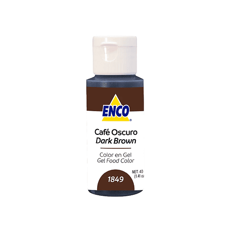 Colorante en gel Café oscuro 