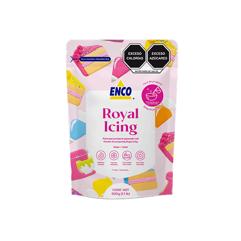 Royal icing 500 grs.  Enco