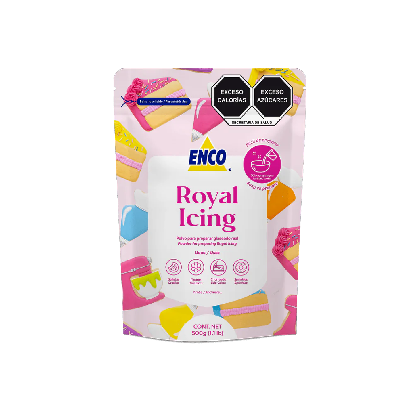 Royal icing 500 grs.  Enco 1