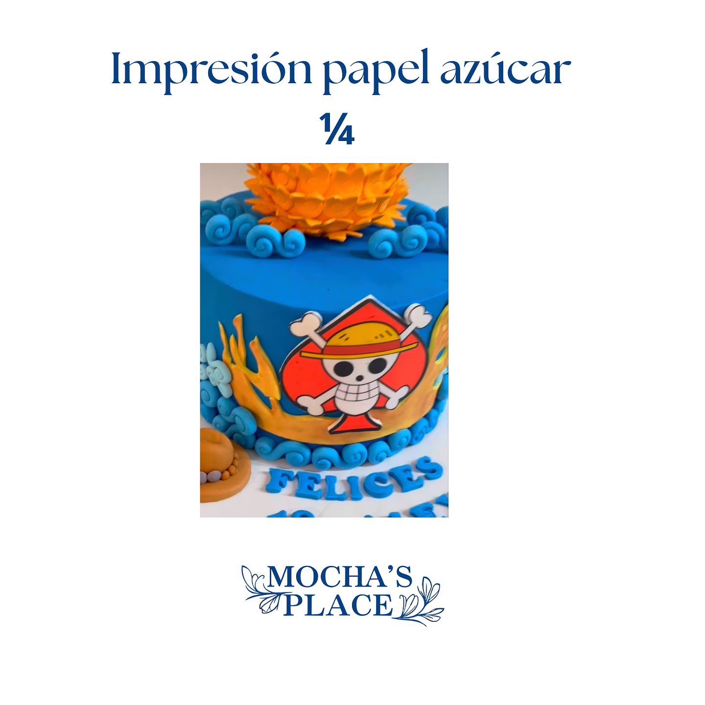 Impresion papel azúcar  1/4 de hoja 1