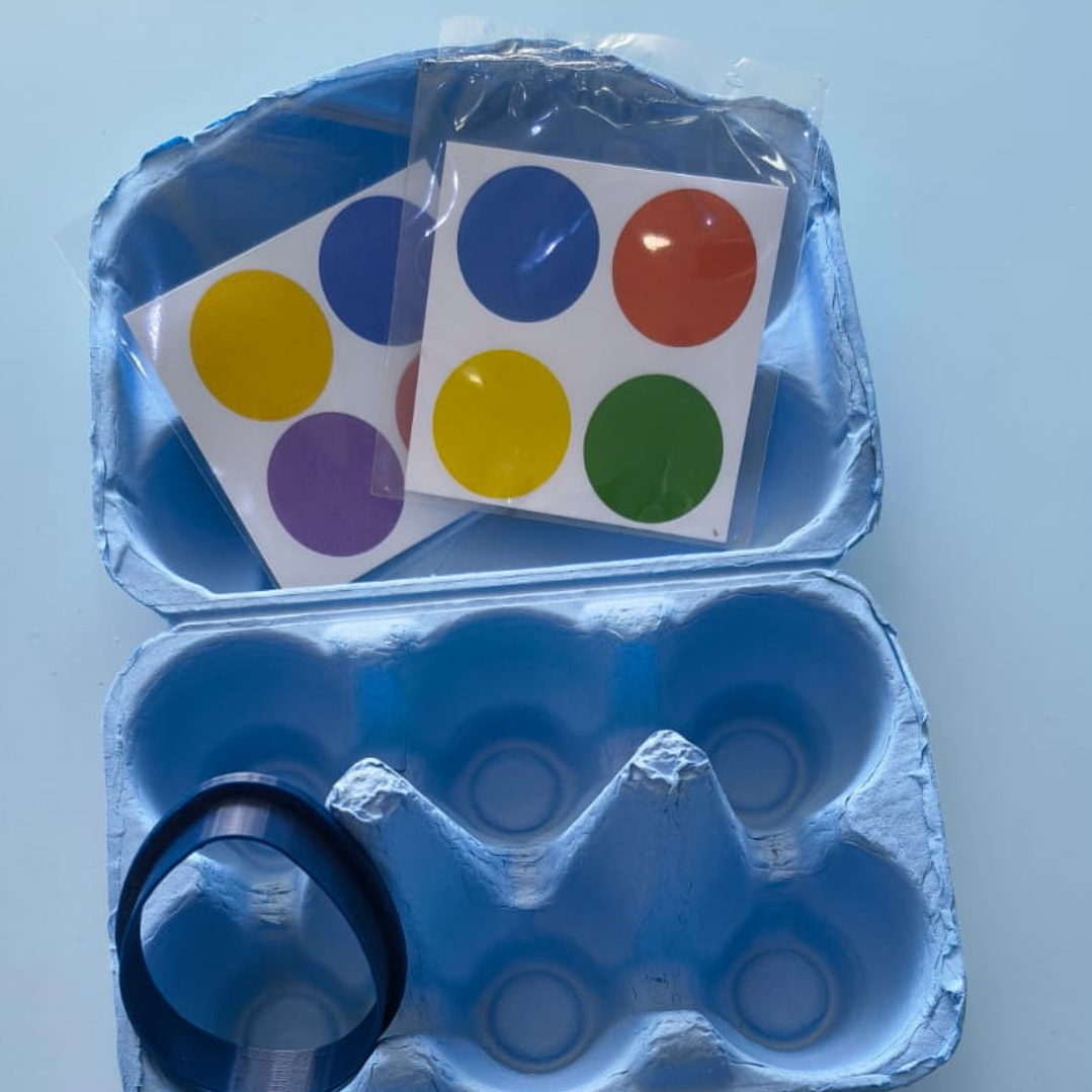 CAJA PARA HUEVO DE PASCUA  (6 huevos) 2