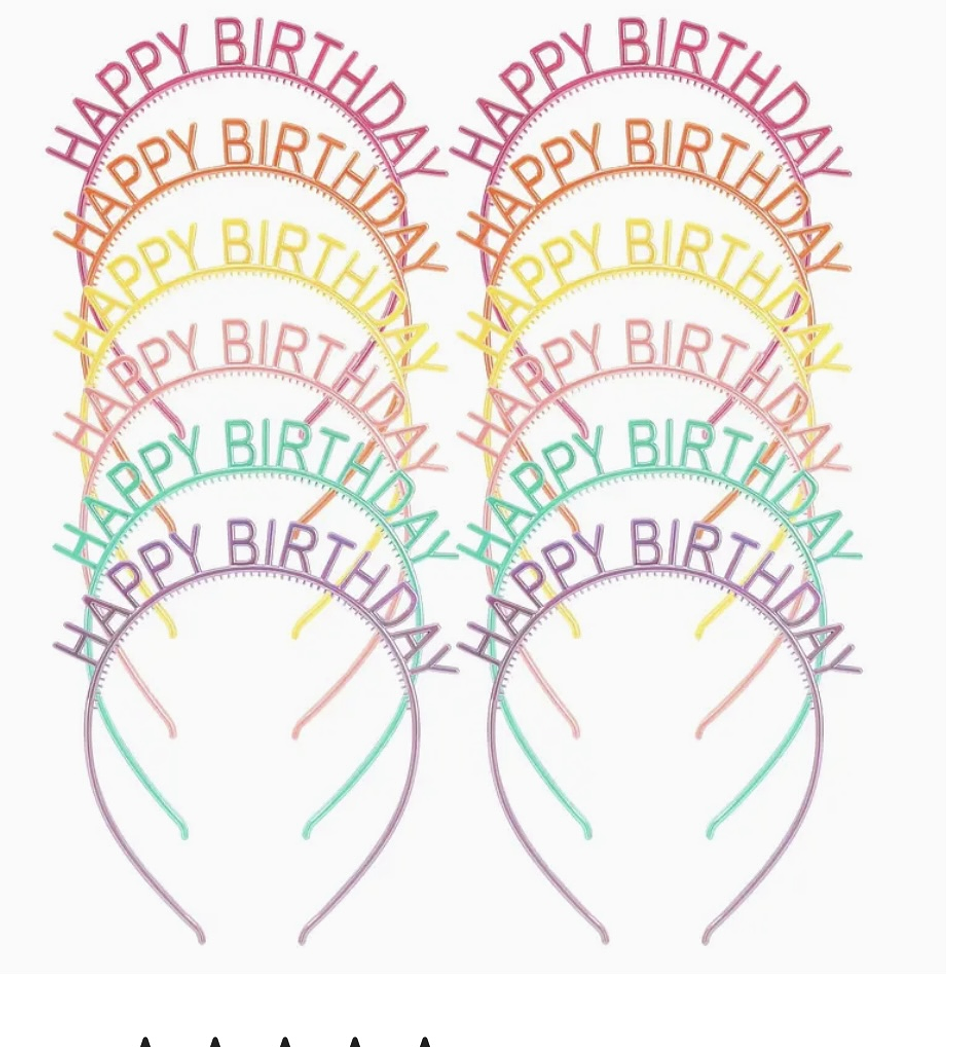 Diadema happy birthdary 1