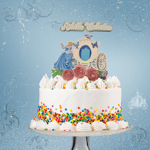 Topper cenicienta personalizable