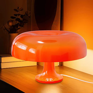 Lámpara Retro Led Tipo Hongo Moderna Regulable 3 Tonos + 1 Niveles de Brillo 
