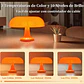 Lámpara Retro Led Tipo Hongo Moderna Regulable 3 Tonos + 1 Niveles de Brillo  - Miniatura 5