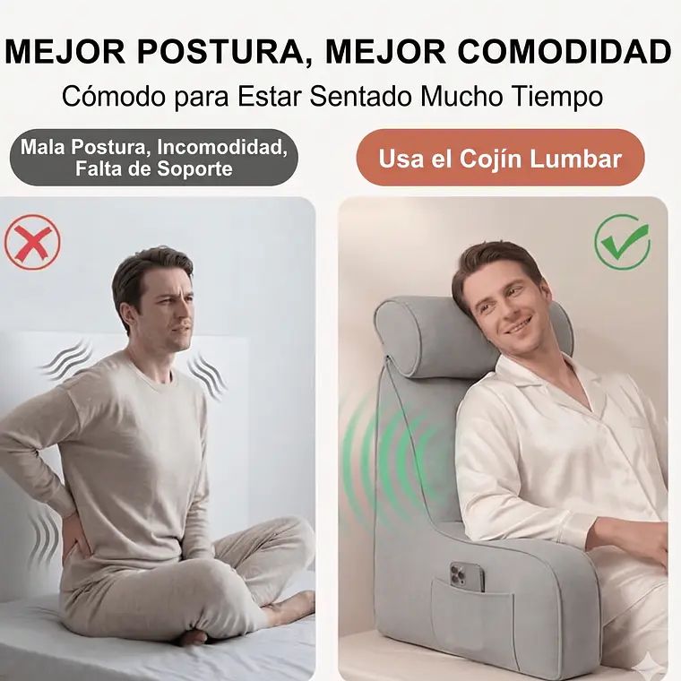 Cojín ReposEspalda - GRIS  3