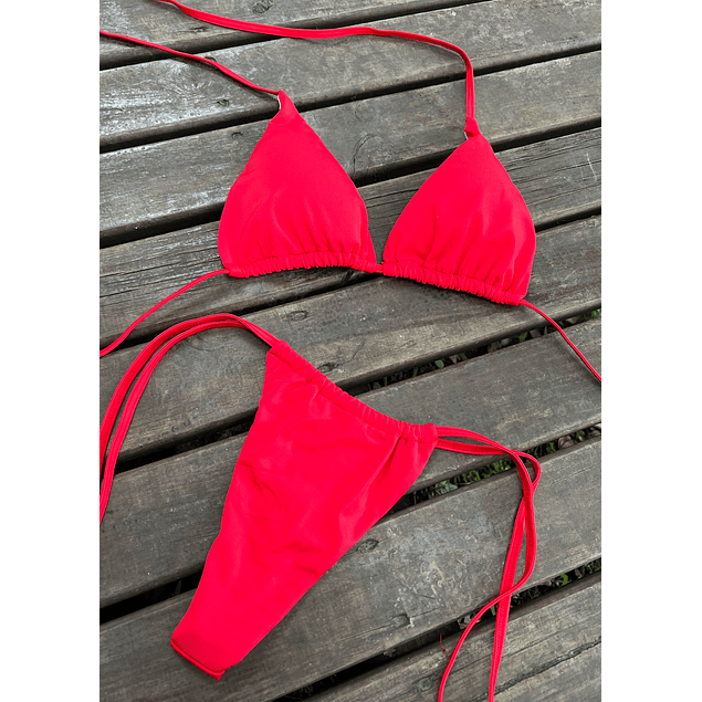 BIKINI BRONCEADOR TANGA CORREDIZA COLORES