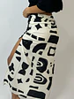 FALDA LARGA PRINT NEGRO - Miniatura 2