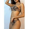 BIKINI TOP REALCE ANIMAL PRINT