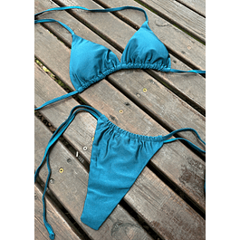 BRONCEADOR TANGA CORREDIZA AZUL PETROLEO