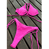 BIKINI TOP REALCE PRINT FUCSIA