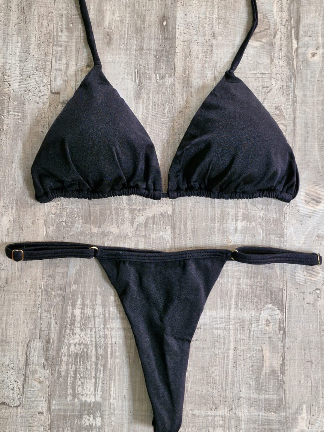 PACK BIKINI SATINADO + VESTIDO TEJIDO + SOMBRERO BOHO 16