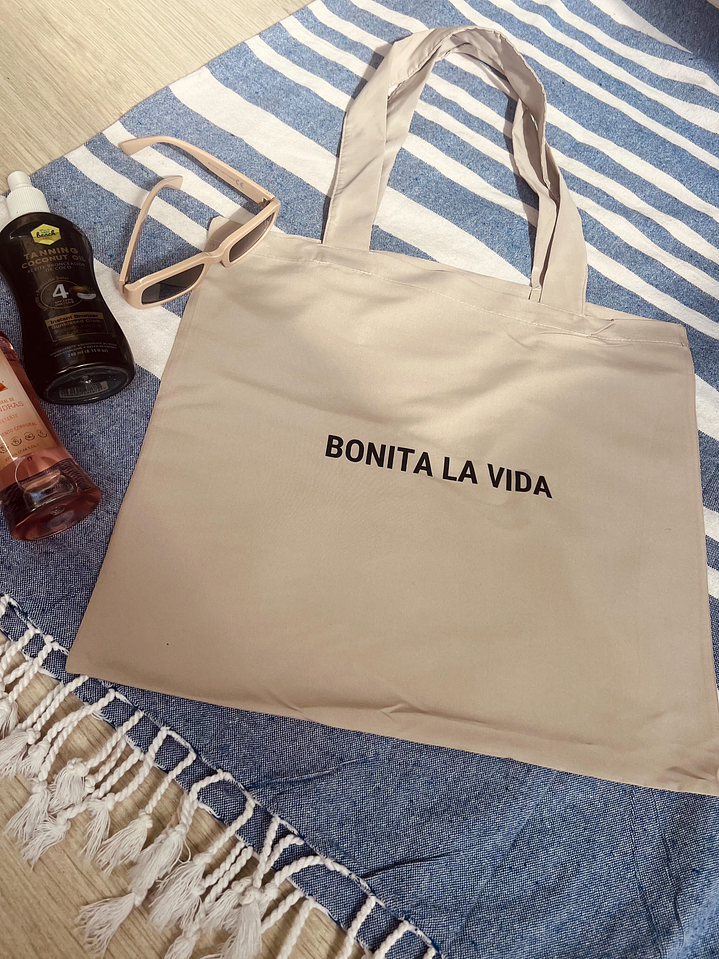 TOTE BAG BONITA LA VIDA 2