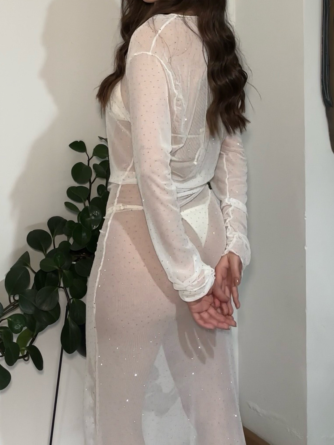 VESTIDO LARGO BRILLOS  5