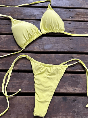 BAZAR BRONCEADOR TANGA CORREDIZA AMARILLO PALIDO IMP