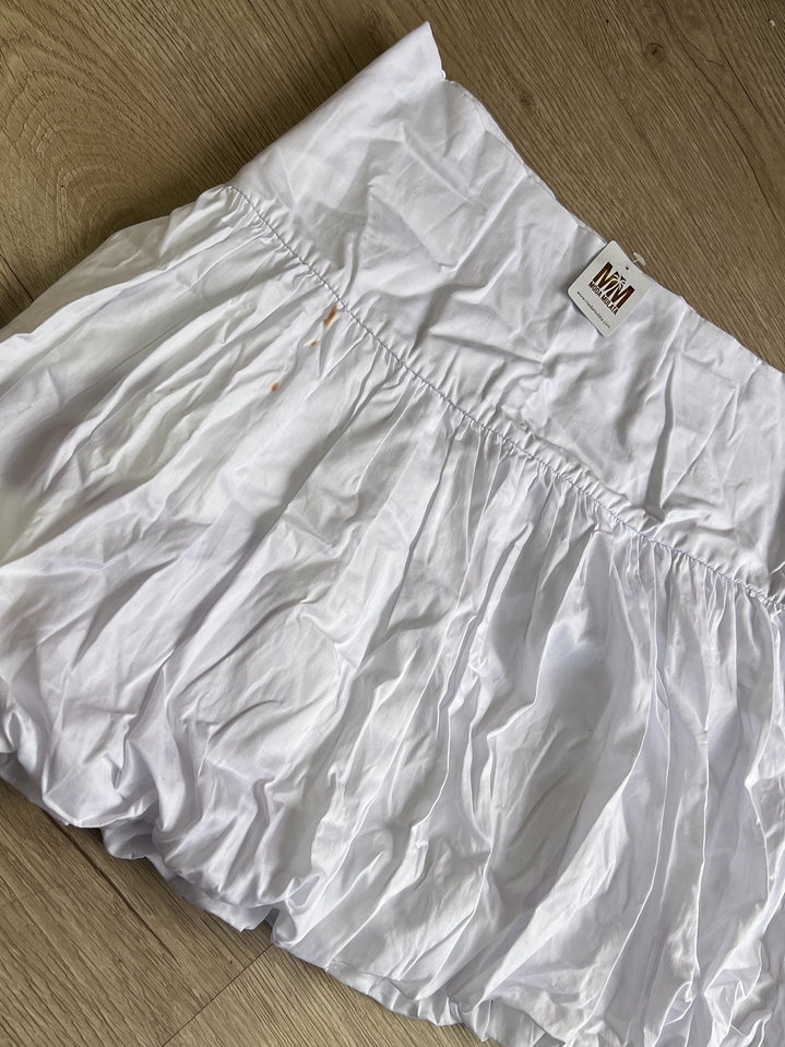 BAZAR FALDA GLOBO BLANCA TALLA M IMP 3